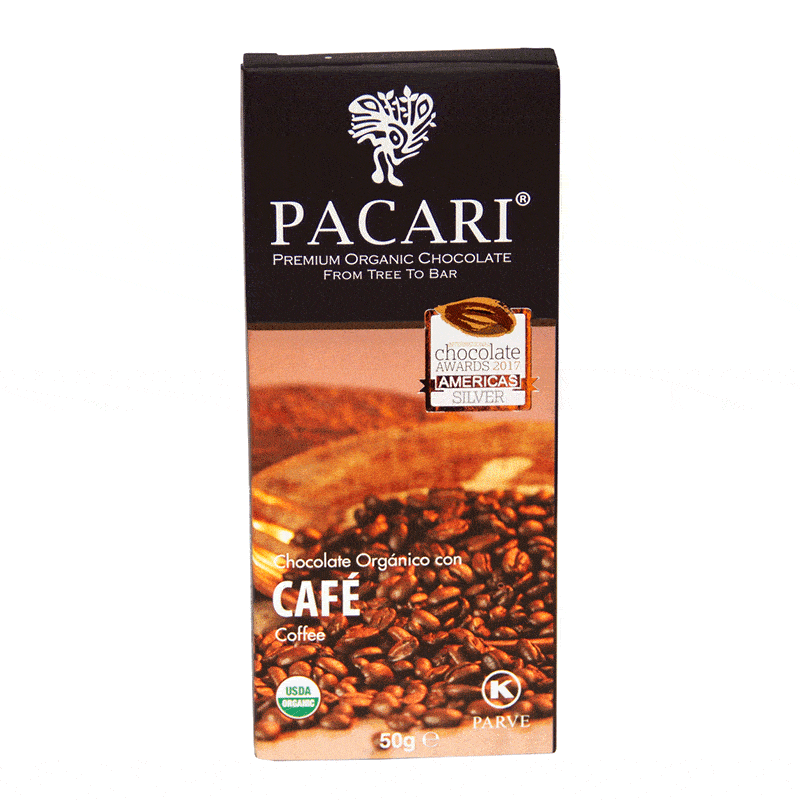 Pacari Organique chocolat Cafe