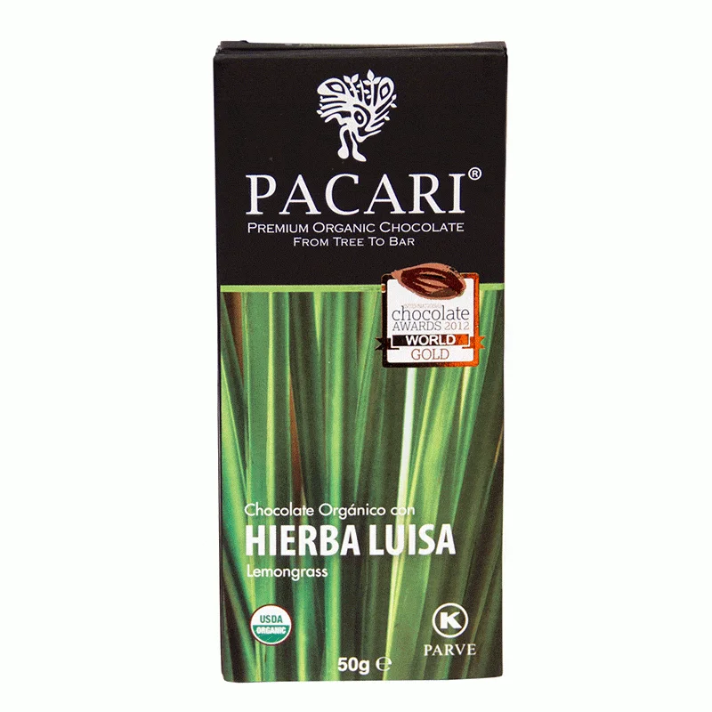 Chocolat noir Bio à la Verveine citronnée