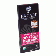 Chocolat organique Esmeraldas 60% Cacao