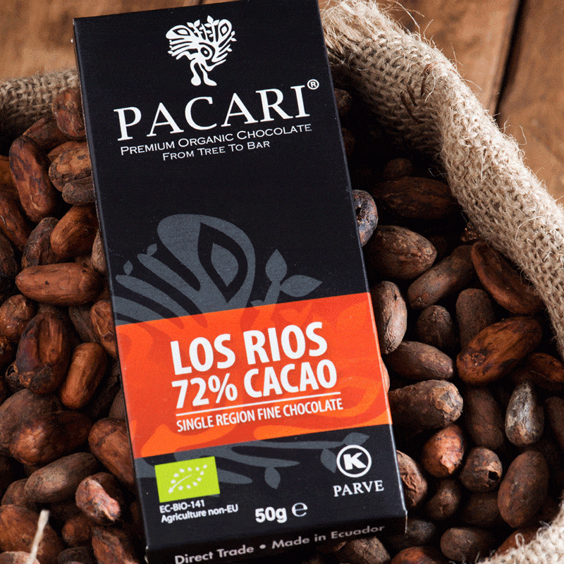 Chocolat organique Los Ríos 72% Cacao
