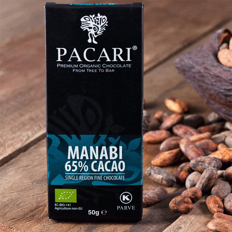 Chocolat organique Manabí 65% Cacao
