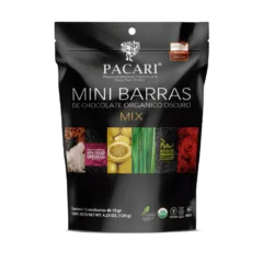 Mix 12 Mini barres de chocolat noir bio